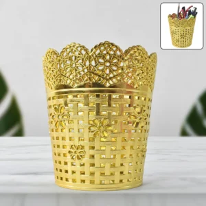 Metal Mesh Pen Holder – Durable Office Desk Organizer Stand