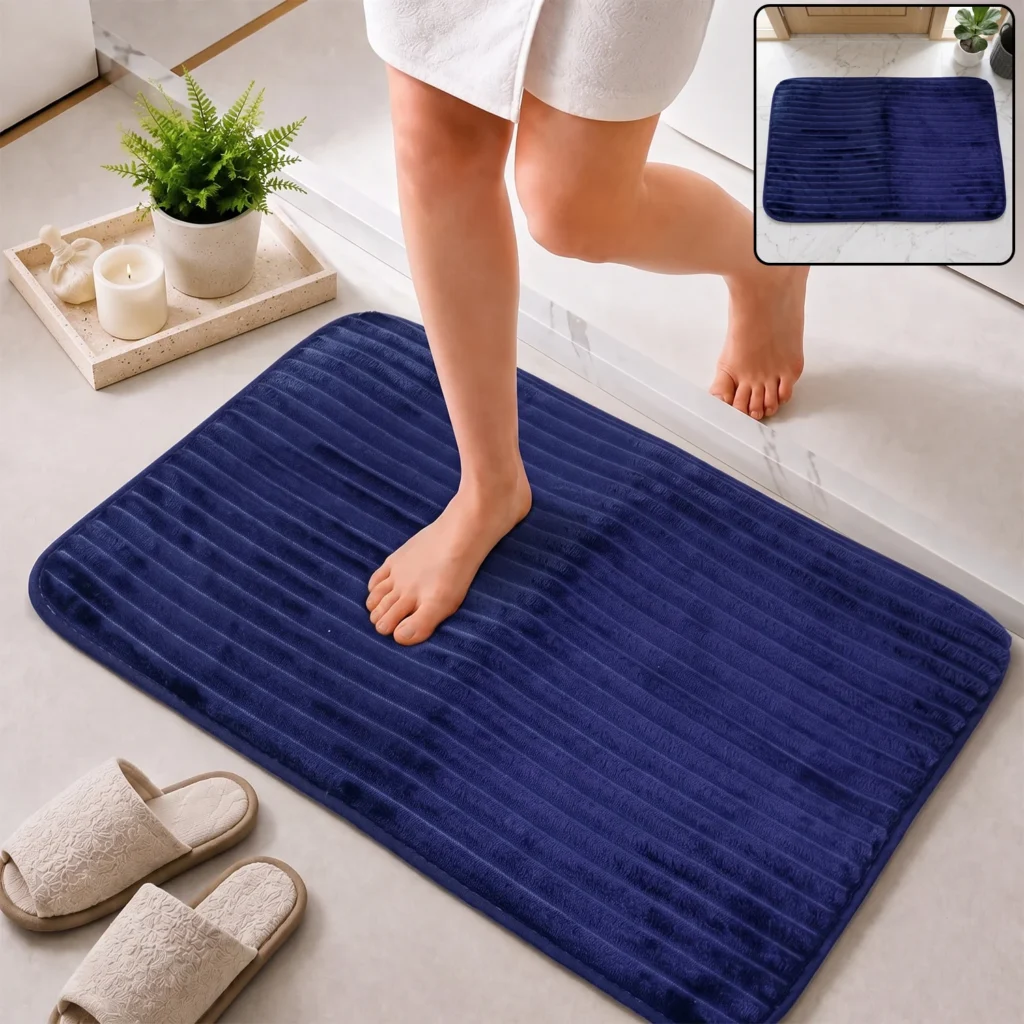 Discover the Premium you. Shop Premium T Shirts, Ladies Innerwears, Bags and more Anti Slip Soft Carpet Mat 60 x 39 Cm Memory Foam Bath Mat Absorbent (1 Pc)