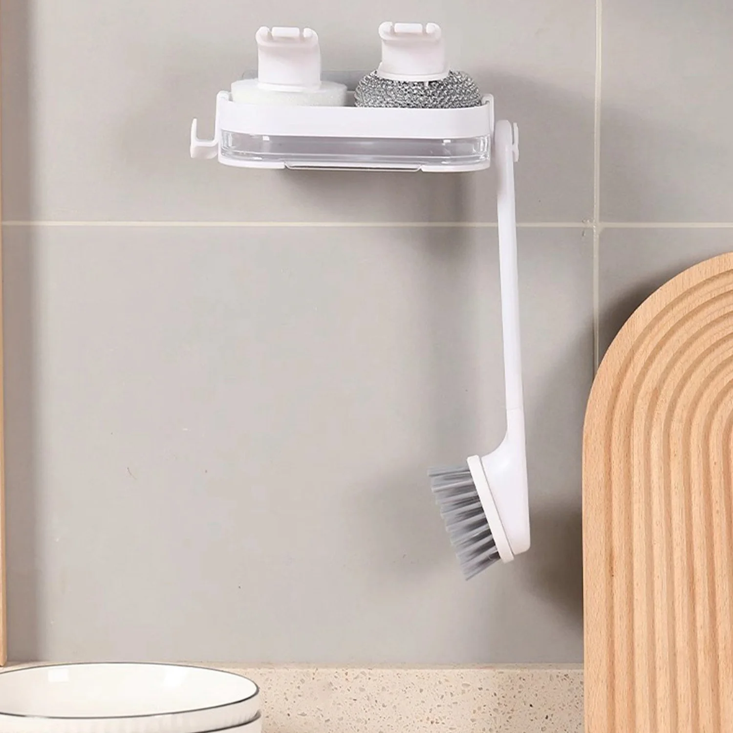 01-8857_multi_function_cleaning_combo.webp Wall Mounted Cleaning Combo Set – Space-Saving Kitchen Organizer