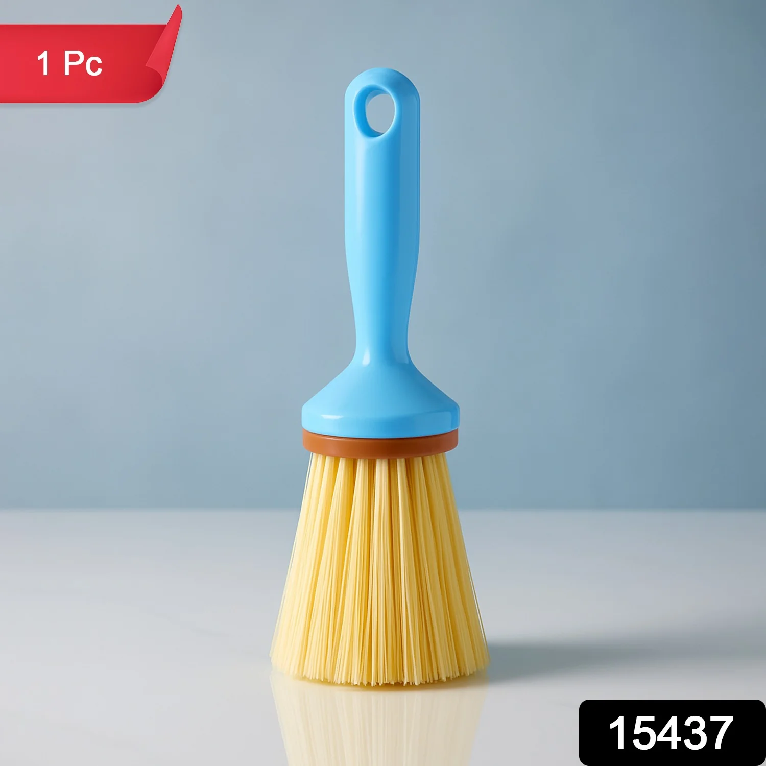02-15437_multi_plastic_cleaning_brush_1pc.webp Short Handle Plastic Cleaning Brush – Durable Multi-Purpose Scrubber - Cleaning Brush product image 2