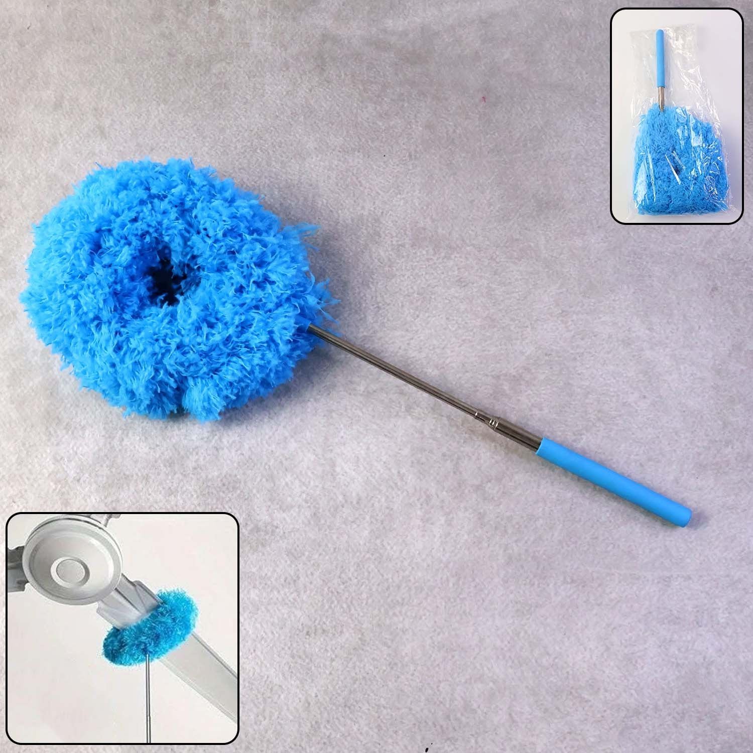 02-17908_soft_microfiber_cleaning_duster.jpg Extendable Microfiber Cleaning Duster – 83.5 cm Soft Round Head - Cleaning Tool product image 2