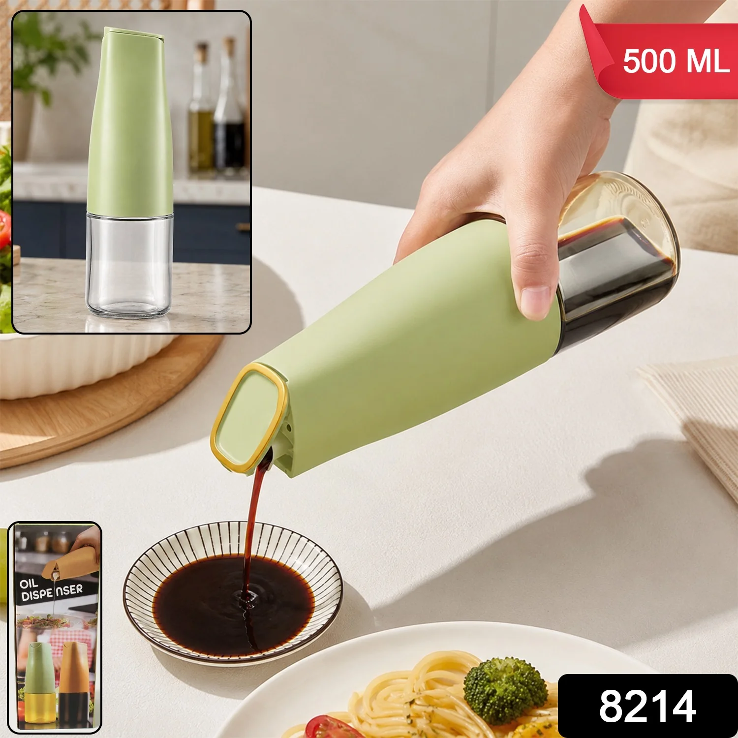 Sauce Dispenser Bottle 500ml, Squeeze Bottle for Ketchup Sauces and Oil (1 Pc) - Image 2