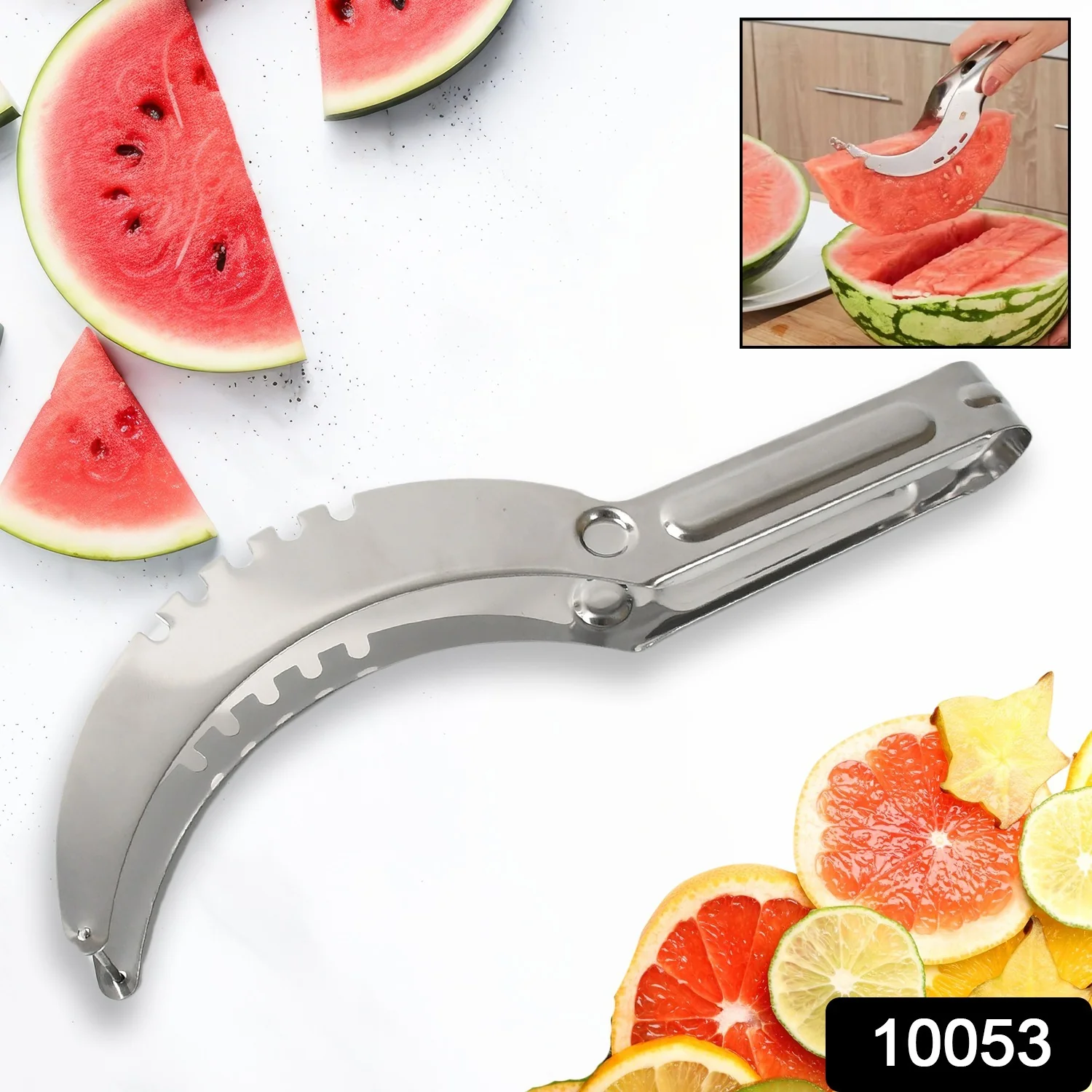 Watermelon Slicer – 3-in-1 Stainless Steel Tool | Quickslice - Image 3