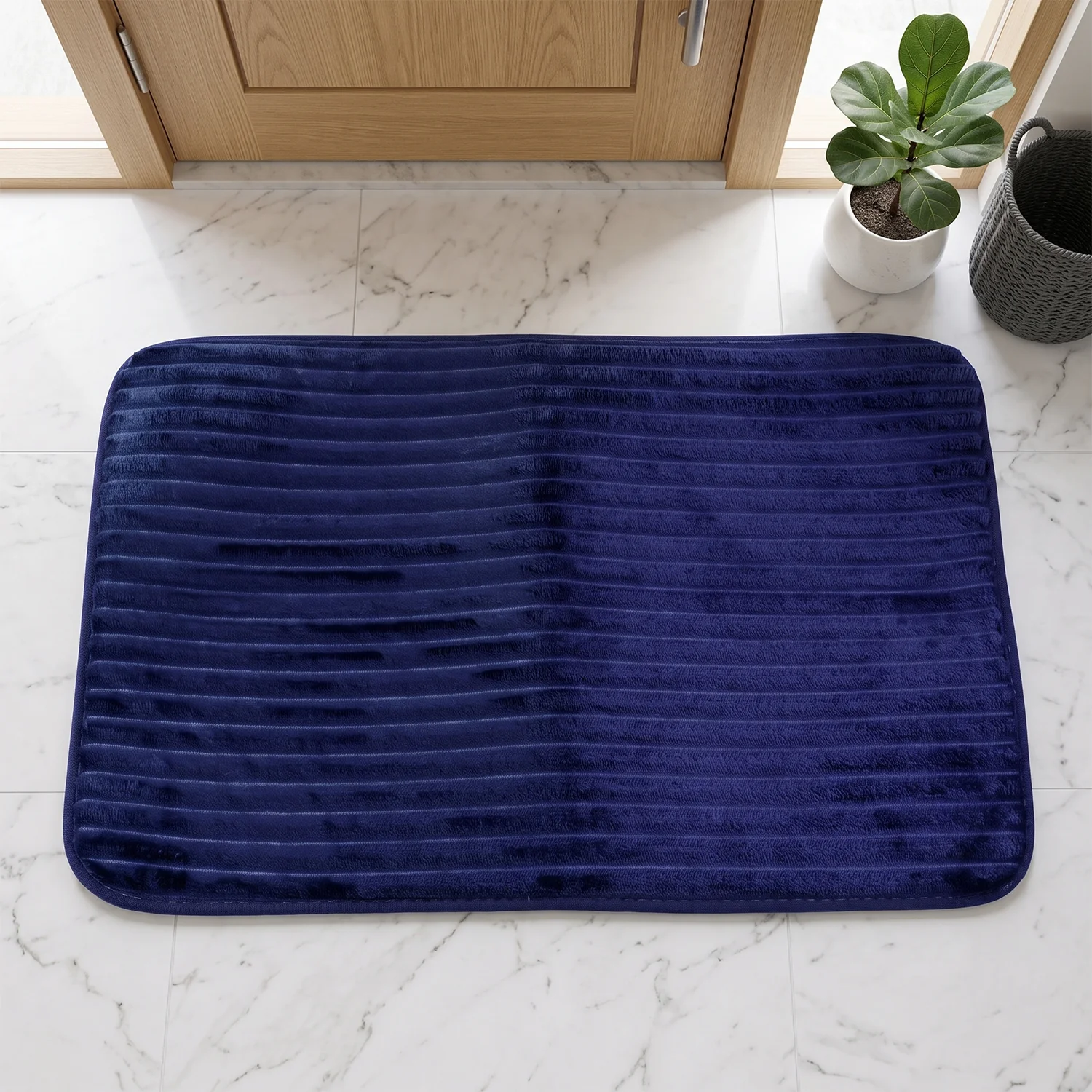 03-23228_anti_slip_soft_carpet_mat_1pc.webp Anti Slip Soft Carpet Mat 60 x 39 Cm Memory Foam Bath Mat Absorbent (1 Pc) - Image 3