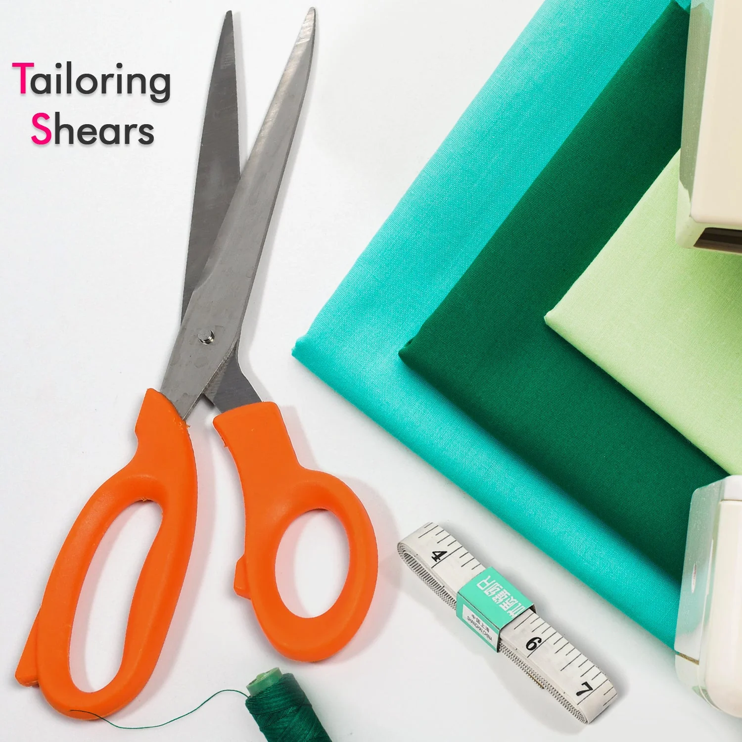 Tailor Scissors with Measuring Tape – Sharp Fabric Shears | Styleva - Image 3