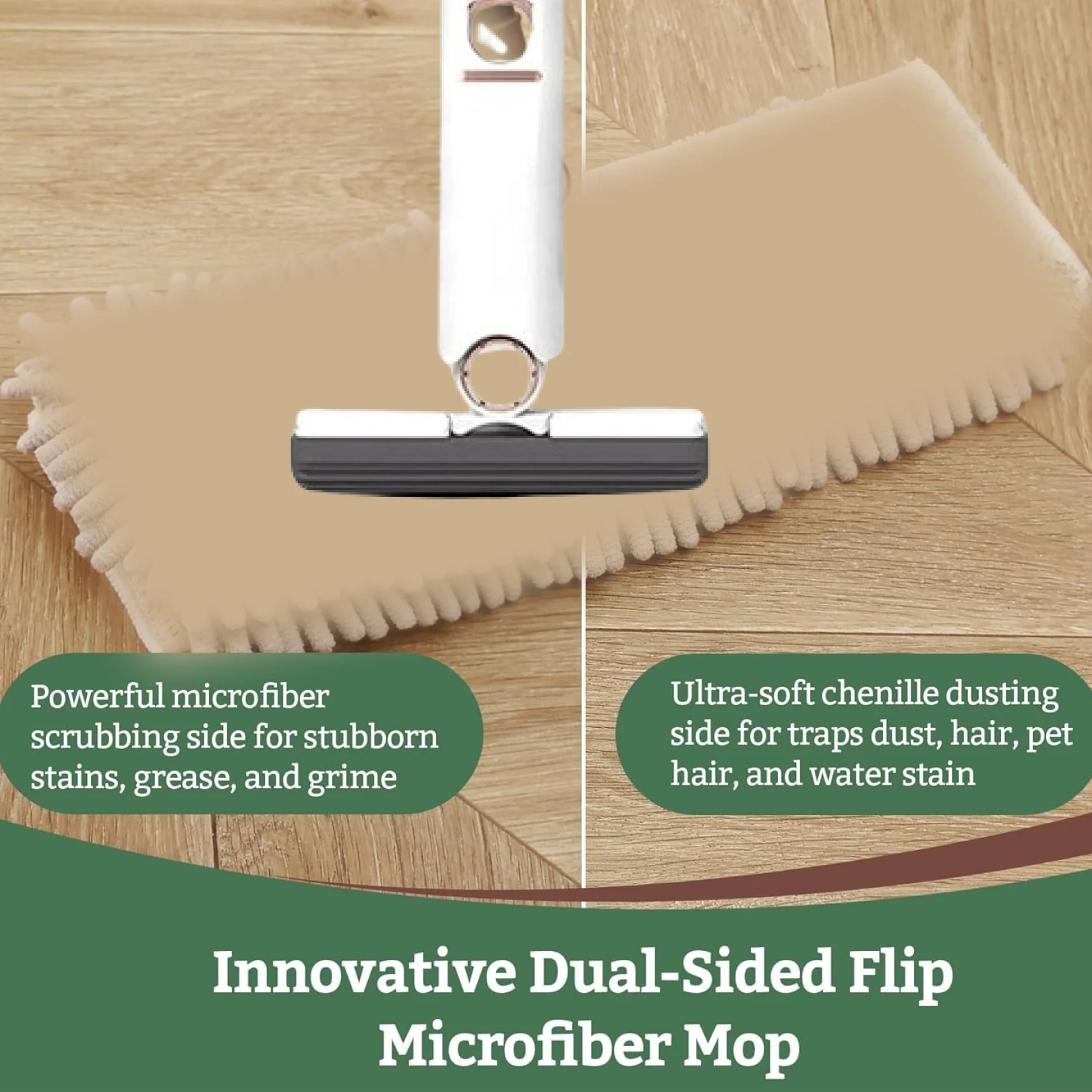 Portable Self-Squeeze Mini Mop – Hands-Free Cleaning | XcelCraft - Image 3