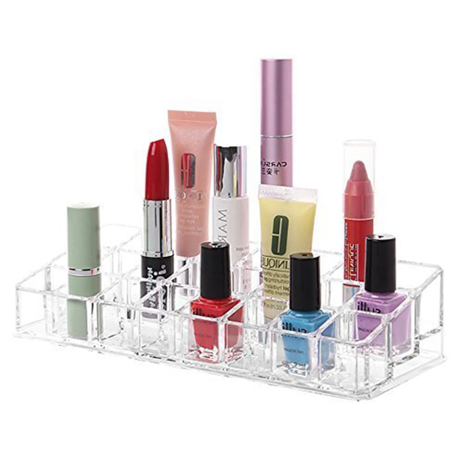 03-6093_24sec_lipstick_stand.webp Acrylic Lipstick Holder ? 24 Section Cosmetic Organizer | Organivo - Cosmetic Organizer product image 3