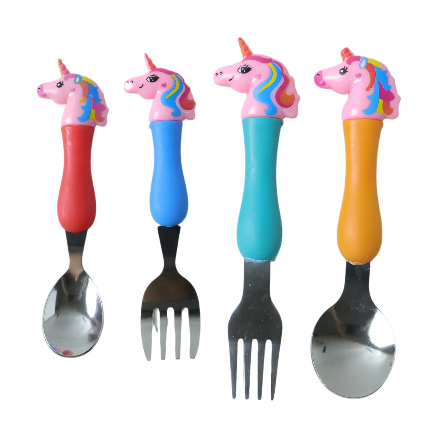 Unicorn Kids Spoon and Fork Set – Cute & Safe for Little Eaters - Home & Kitchen product image 4