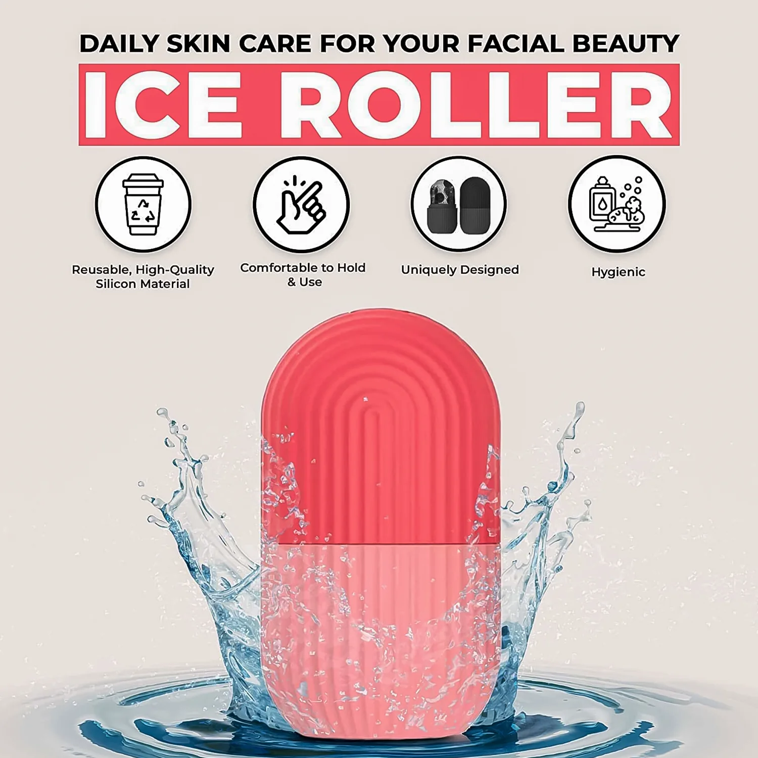 Ice Face Roller – Reusable Facial Massager | Velvet Wellness - Image 4