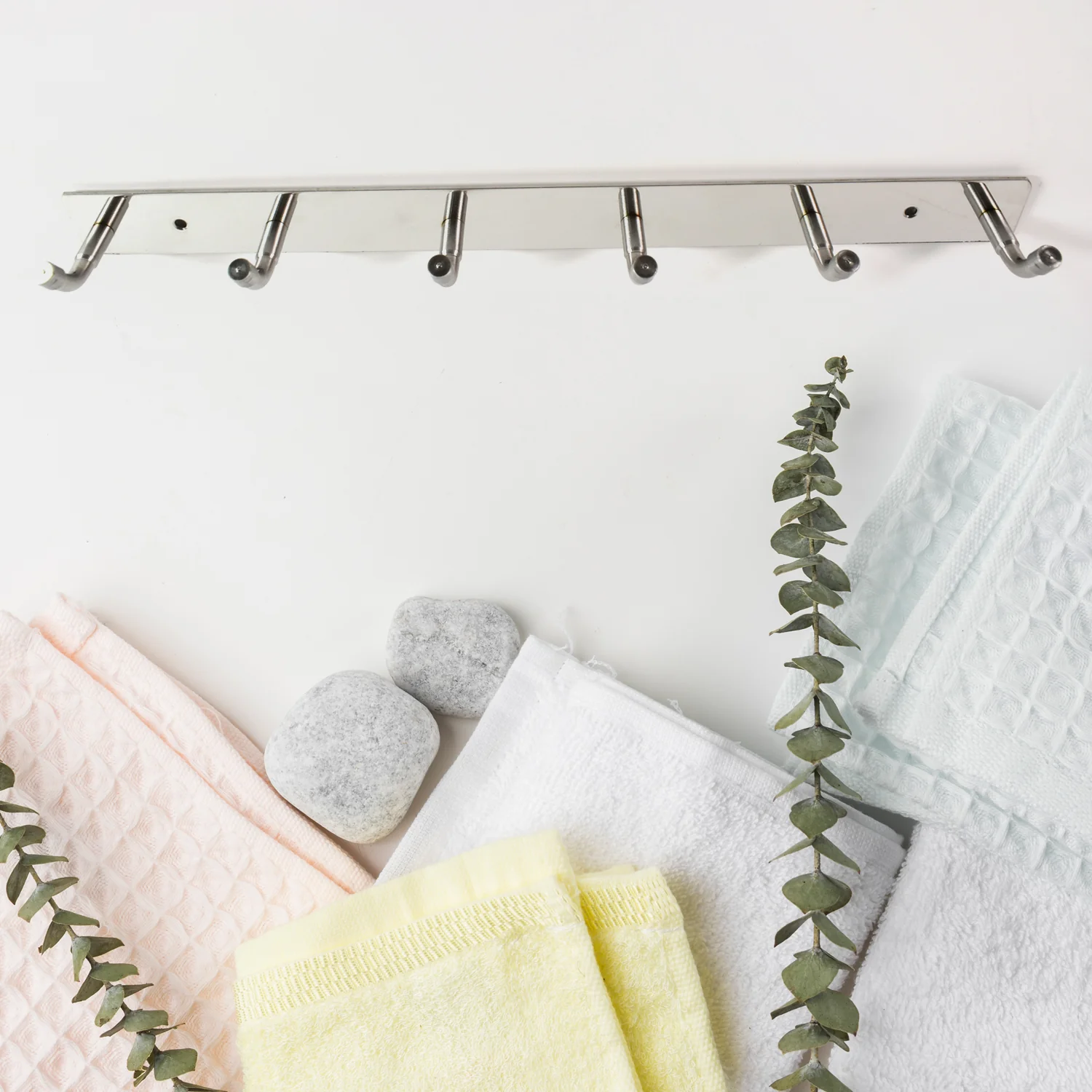 Stainless Steel Coat Rack 6-Hook – Durable & Rust-Resistant - Image 4