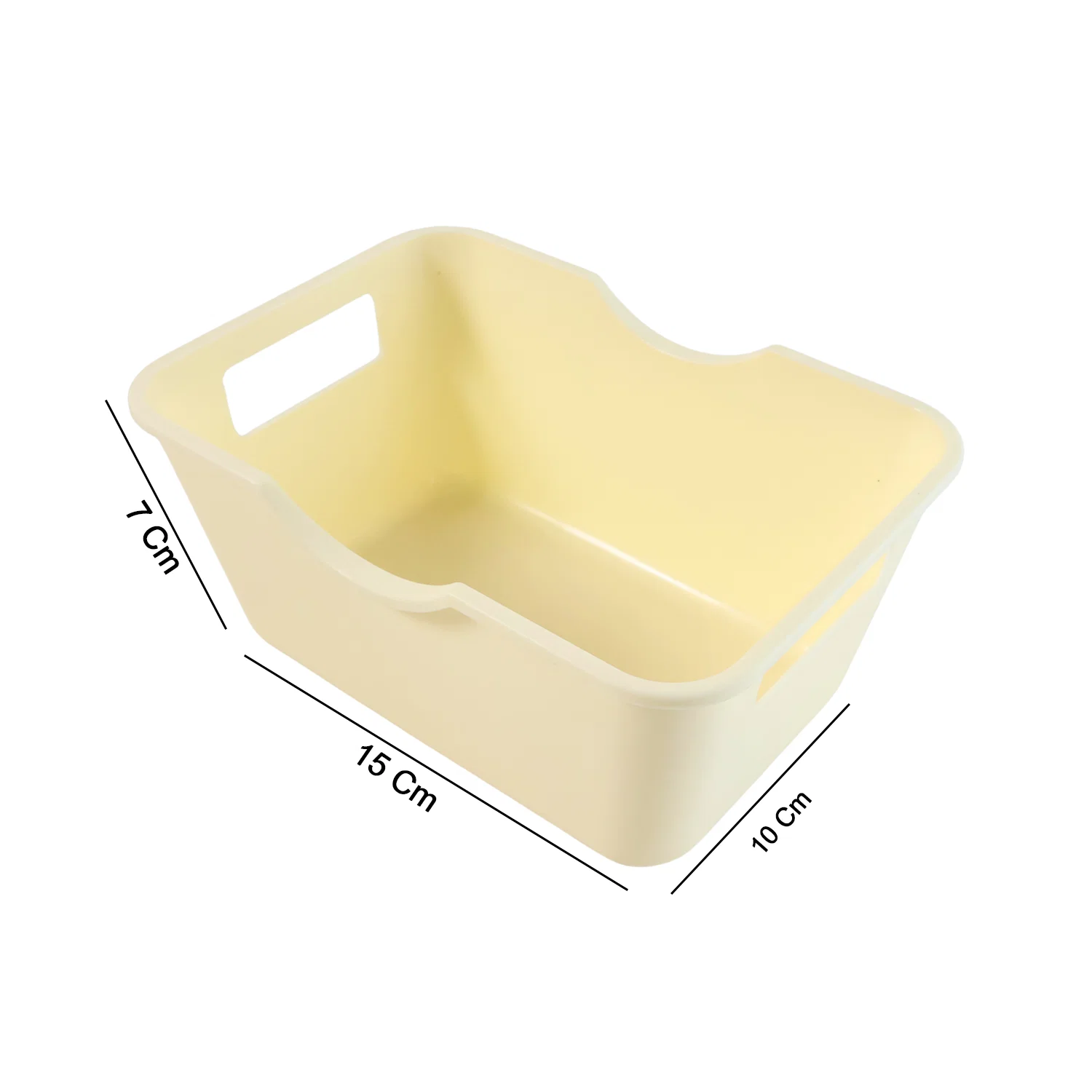 04-18039_mini_multi_pla_storage_basket_n_handle_4pc.webp Multi-Purpose Storage Basket – Durable Plastic Organizer with Handles - Home & Garden product image 4