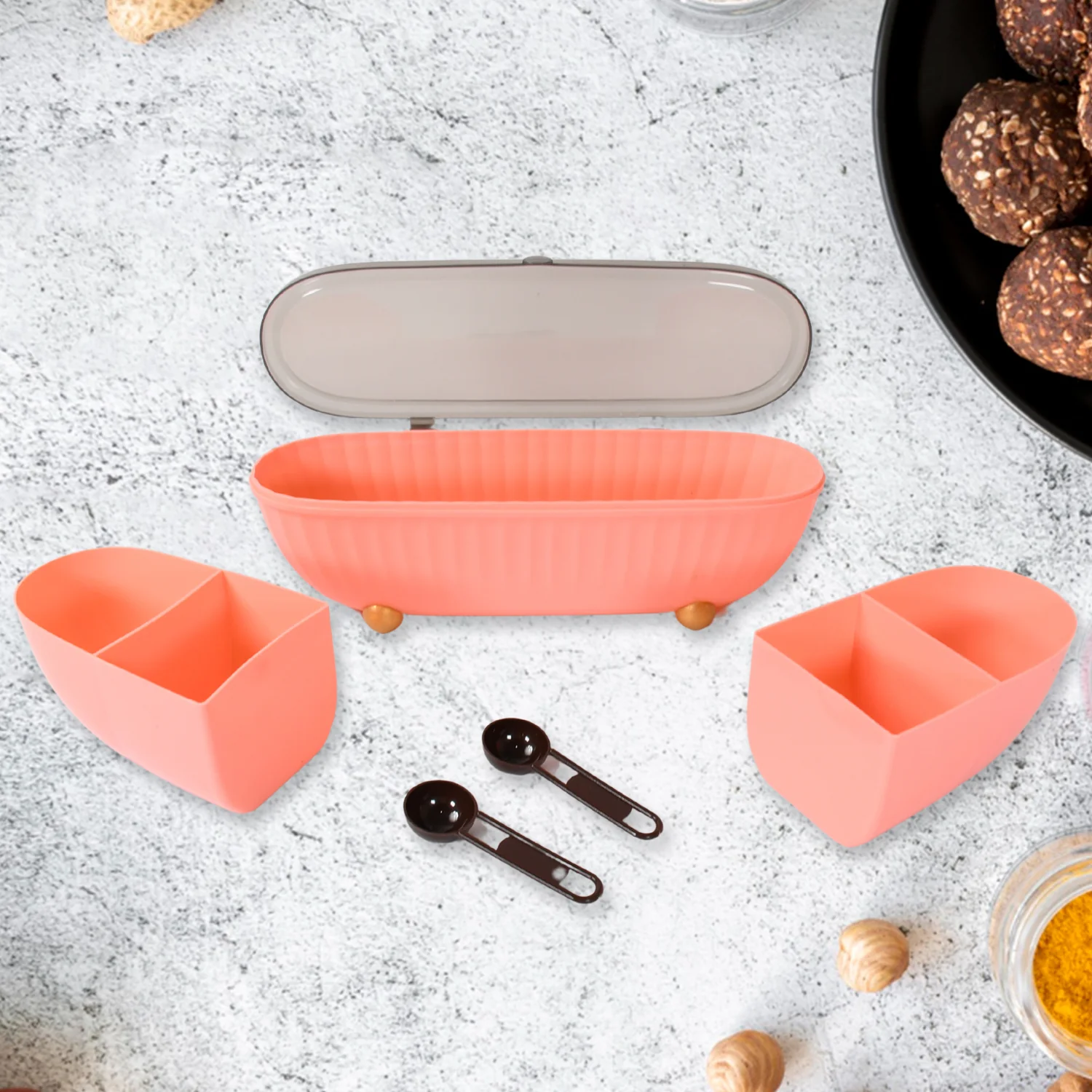 Spice Jar with Compartments – 4-in-1 Seasoning Box | Tidy Table - Image 4