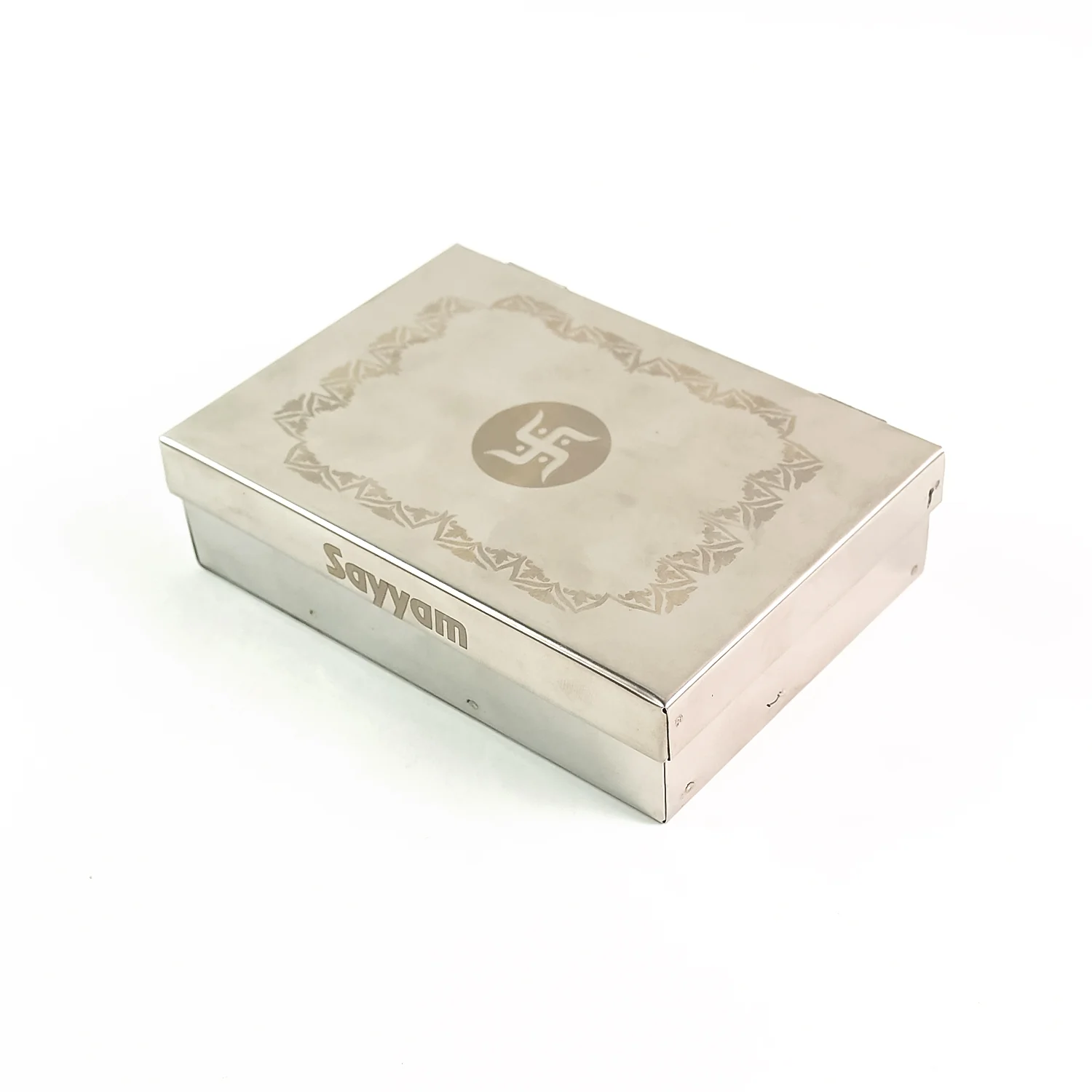 05-14208_koko_ss_jewelry_storage_organizer_box_1pc.webp Stainless Steel Jewelry Organizer – 6-Compartment Storage Box - Jewelry Organizer product image 5