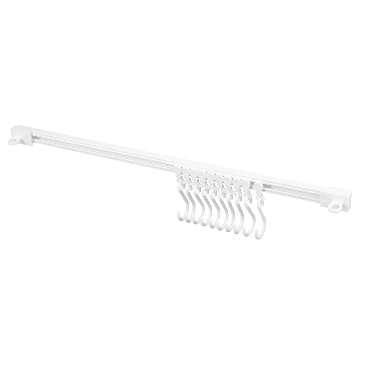 Wall Mounted Kitchen Storage Rack with 10 Adjustable Hooks - Image 5