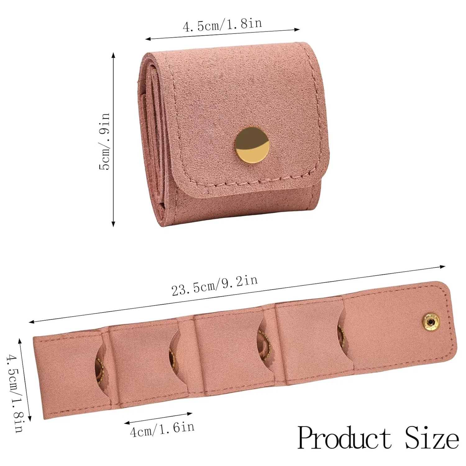 05-21054_compact_jewellery_organizer_wallet_1pc.webp Jewellery Storage Pouch – Compact Foldable Travel Organizer - Home & Garden product image 5