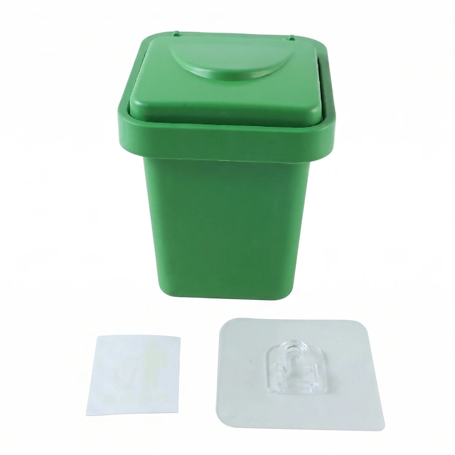 Mini Dustbin Shape Ashtray, Wall-Mounted and Tabletop Ashtray with Flip Lid (1 Pc) - Image 5