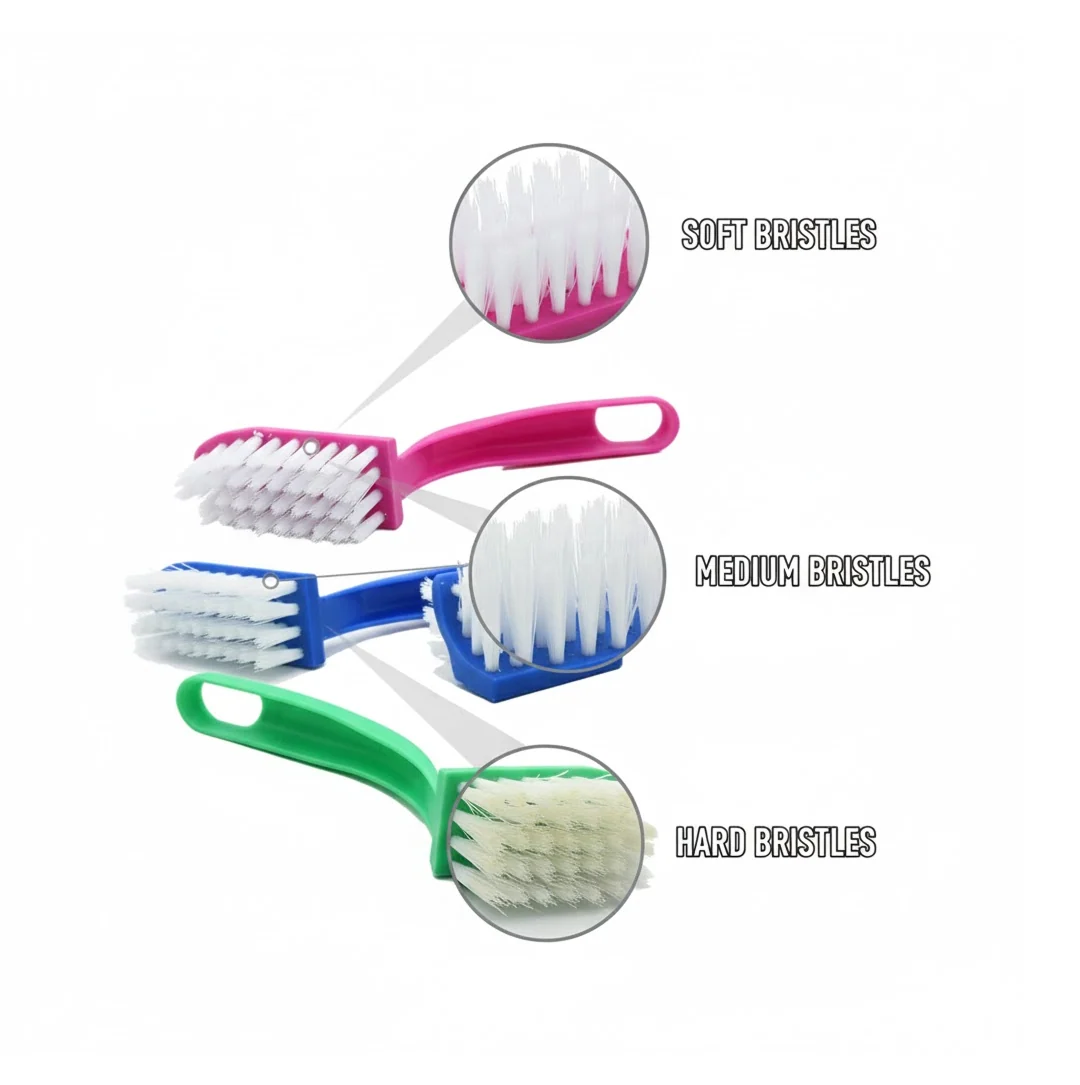 Kitchen Cleaning Brush Set – 3-Pc Multi-Purpose | Velvet Wipe - Image 5