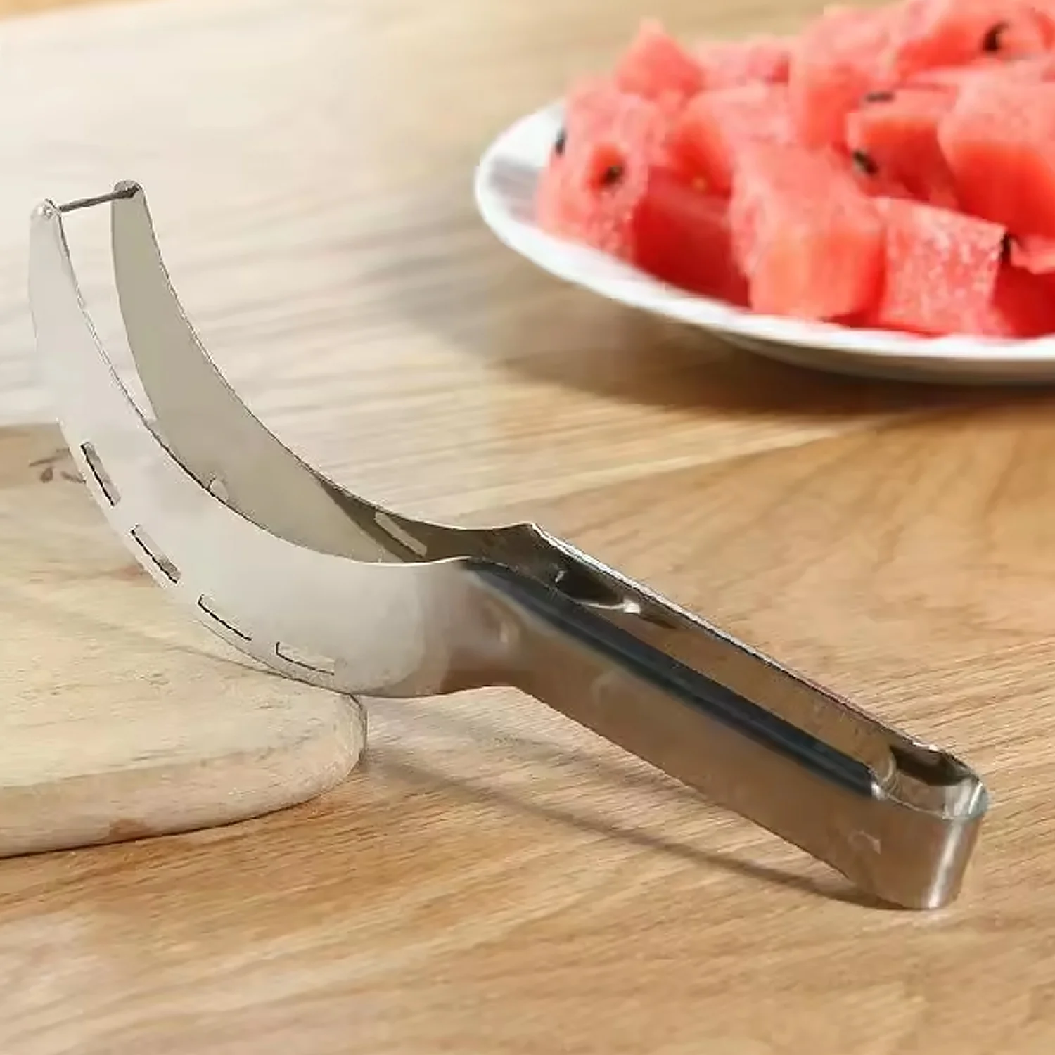 Watermelon Slicer – 3-in-1 Stainless Steel Tool | Quickslice - Image 6