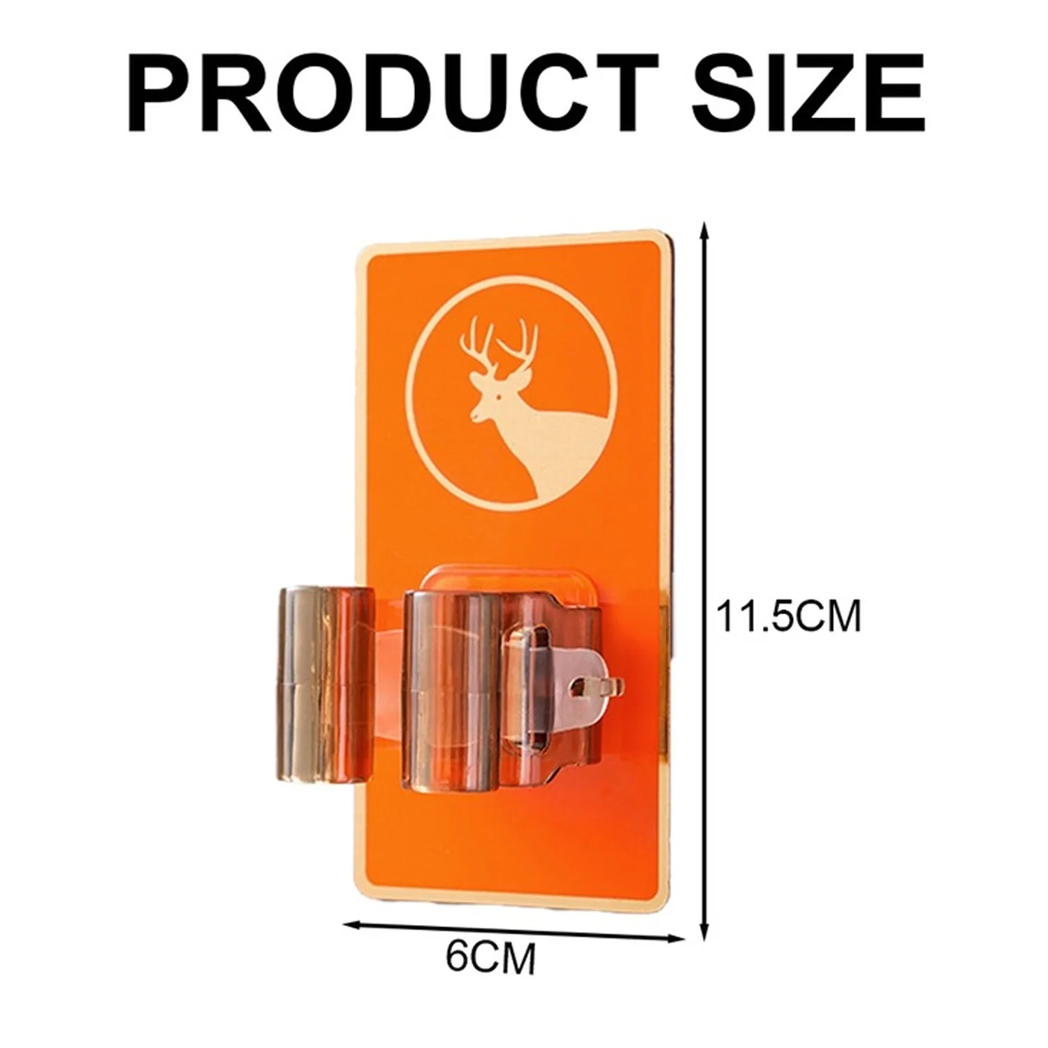 06-15959_wall_mount_mop_n_broom_holder_1pc.webp Wall Mounted Mop Holder – Space-Saving Cleaning Tool Organizer- 3 Numbers - Home Improvement product image 6