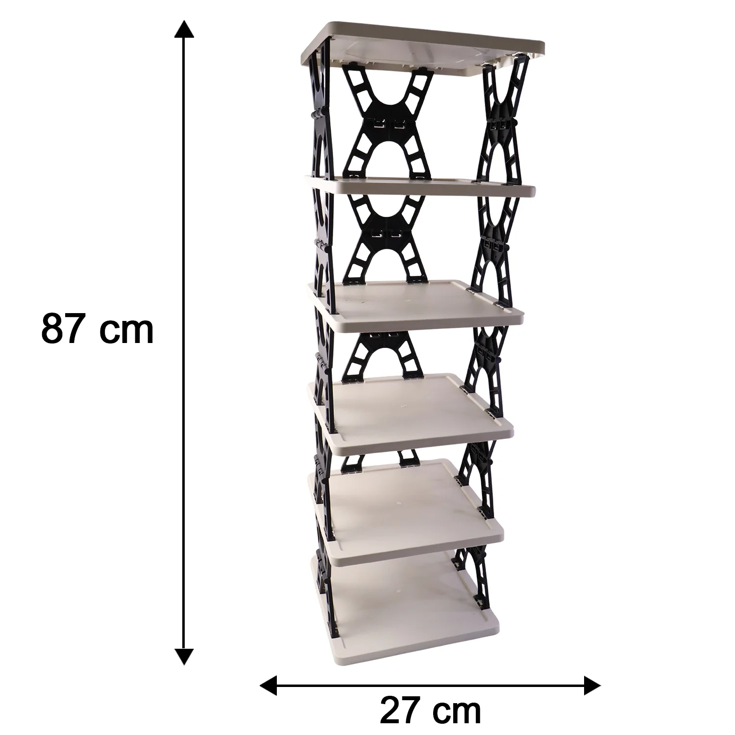 Multipurpose Foldable 6 Layer Storage Rack – Space-Saving Home Organizer - Image 6