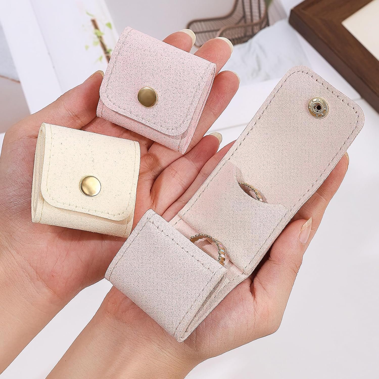 06-21054_compact_jewellery_organizer_wallet_1pc.jpg Jewellery Storage Pouch – Compact Foldable Travel Organizer - Home & Garden product image 6