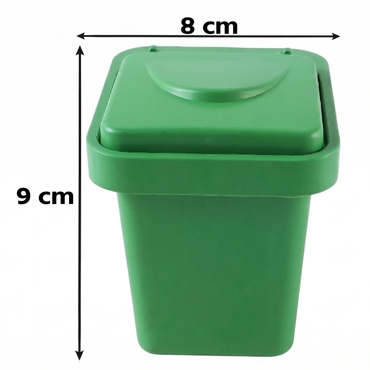 Mini Dustbin Shape Ashtray, Wall-Mounted and Tabletop Ashtray with Flip Lid (1 Pc) - Image 6