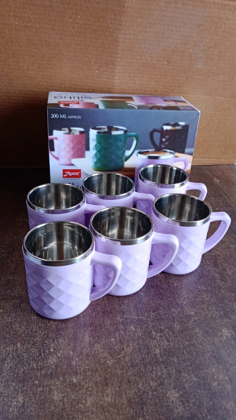 Stainless Steel Tea Cup Set – Elegant 200 ml Double Wall Design - Image 7