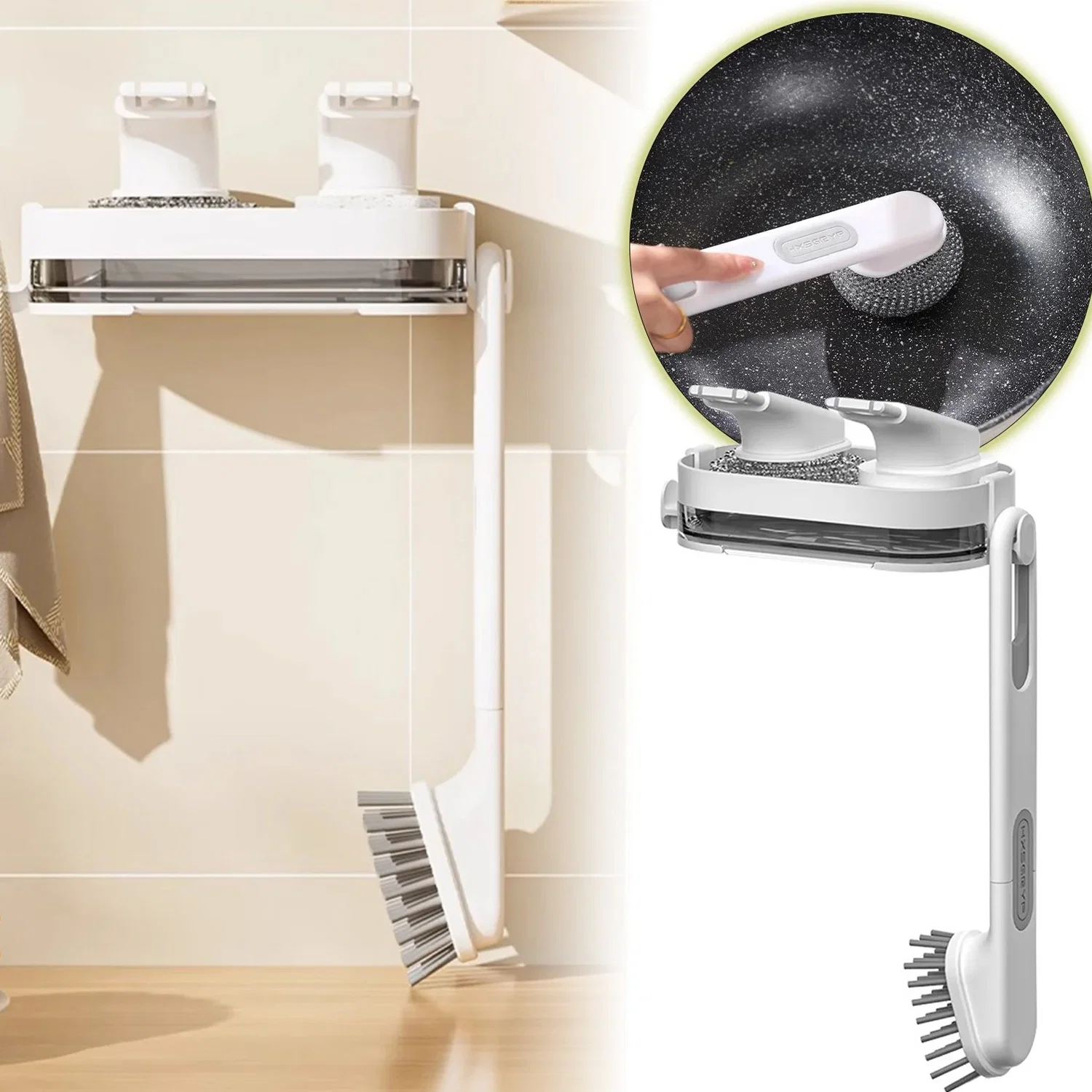 07-8857_multi_function_cleaning_combo.webp Wall Mounted Cleaning Combo Set – Space-Saving Kitchen Organizer - Image 7