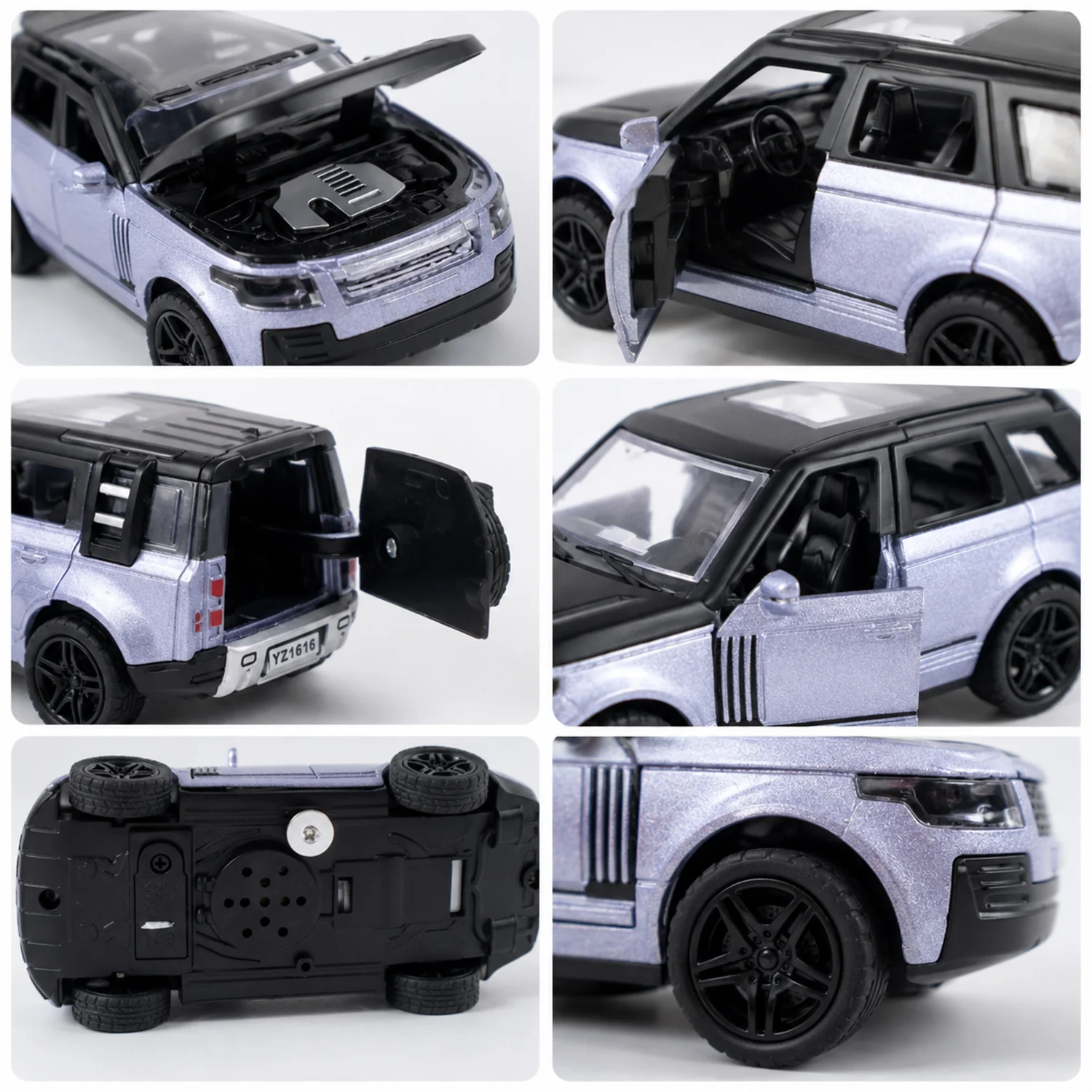 08-22255_light_n_sound_metal_pull_back_car_toy.webp Light and Sound Metal Pull Back Car Toy, Die Cast SUV Model for Kids (1 Pc) - Toys & Games product image 8