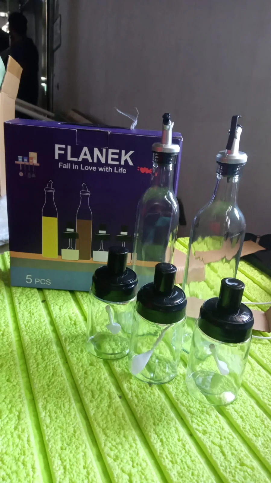 Glass Oil Dispenser & Spice Jar Set – Leakproof Storage | DeoDap - Image 9