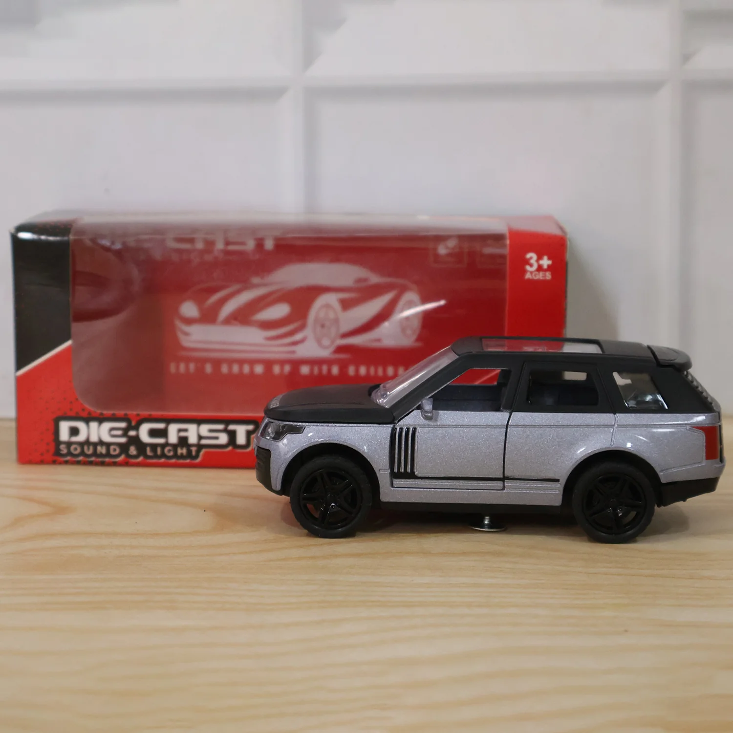 09-22255_light_n_sound_metal_pull_back_car_toy.webp Light and Sound Metal Pull Back Car Toy, Die Cast SUV Model for Kids (1 Pc) - Toys & Games product image 9