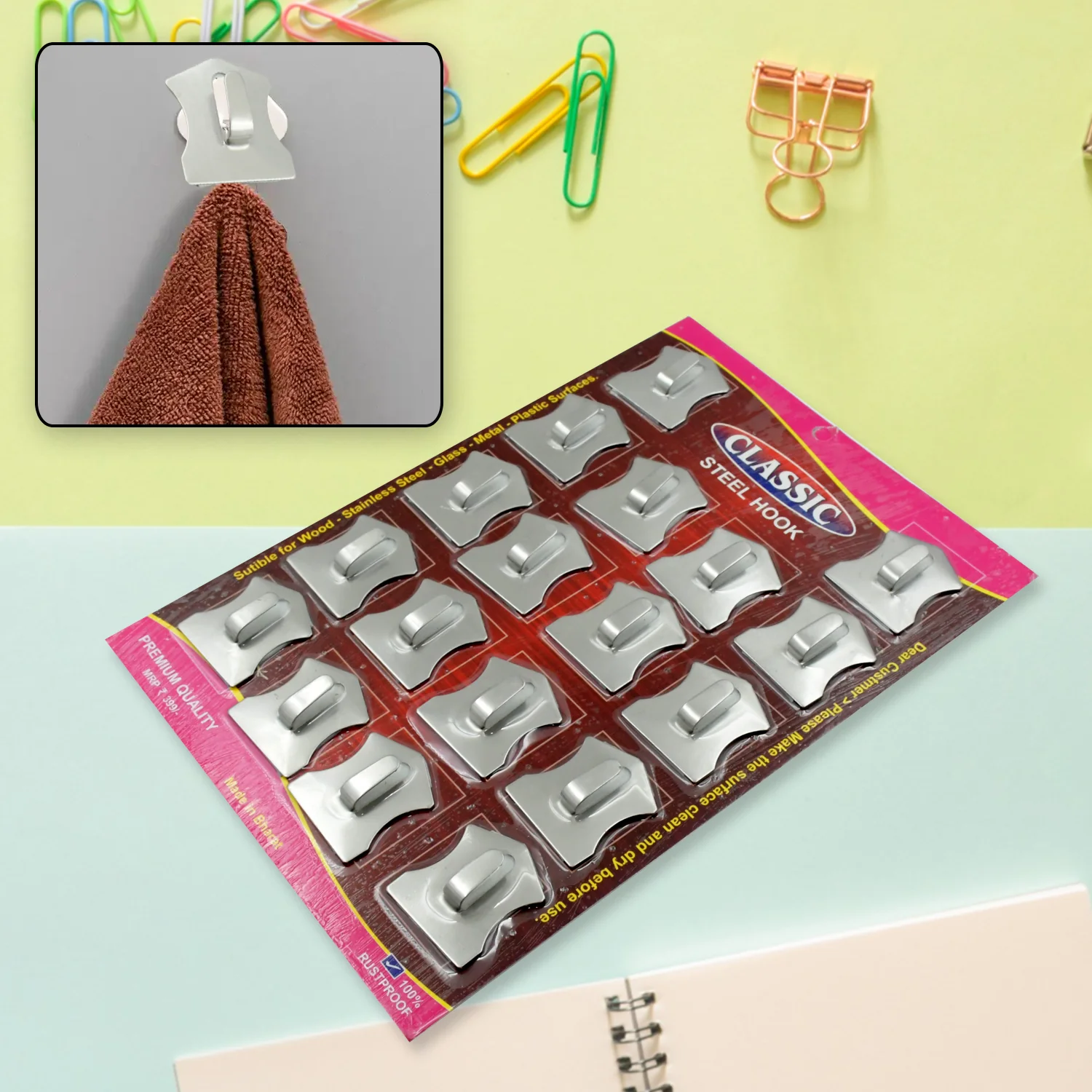 Stainless Steel Wall Hooks – 18 Pc Heavy Duty Set | Styleva - Image 9