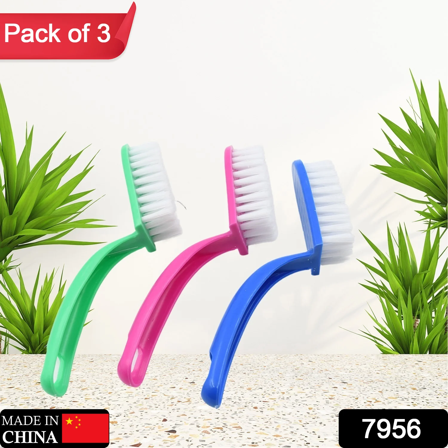 Kitchen Cleaning Brush Set – 3-Pc Multi-Purpose | Velvet Wipe - Image 11