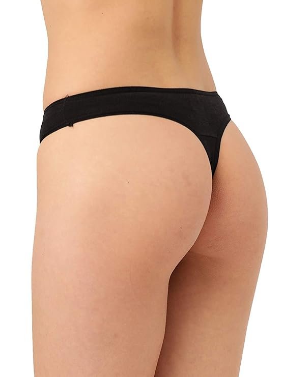 2MIERYr1Ju2IDSwOVU3bj1TNL7f1yIpxTuININLg.jpg 3-Pack Women's Everyday Thong Panty Set - Image 4