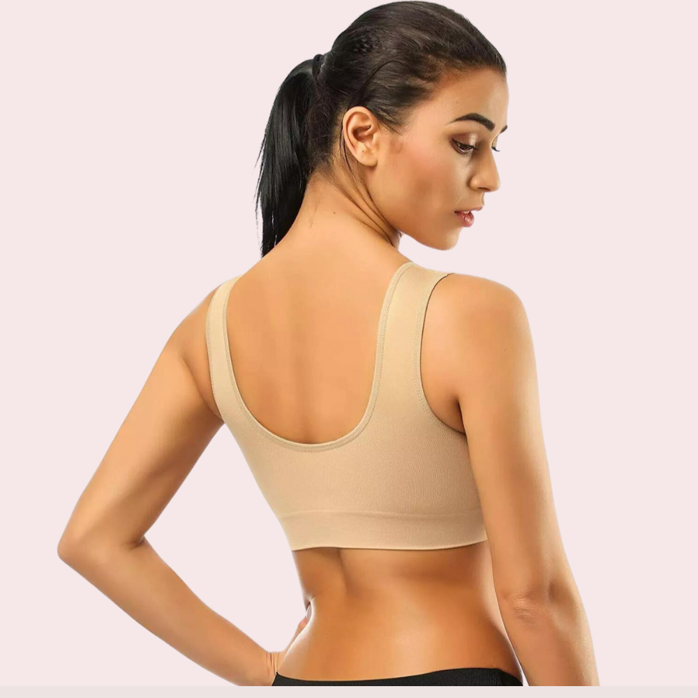3MDjCkRcZIuJall7jhah2PAgJ04f1hHKvrcLiwDk.png Beige Women's Ultimate Sports Bra for Yoga & Gym - Image 3