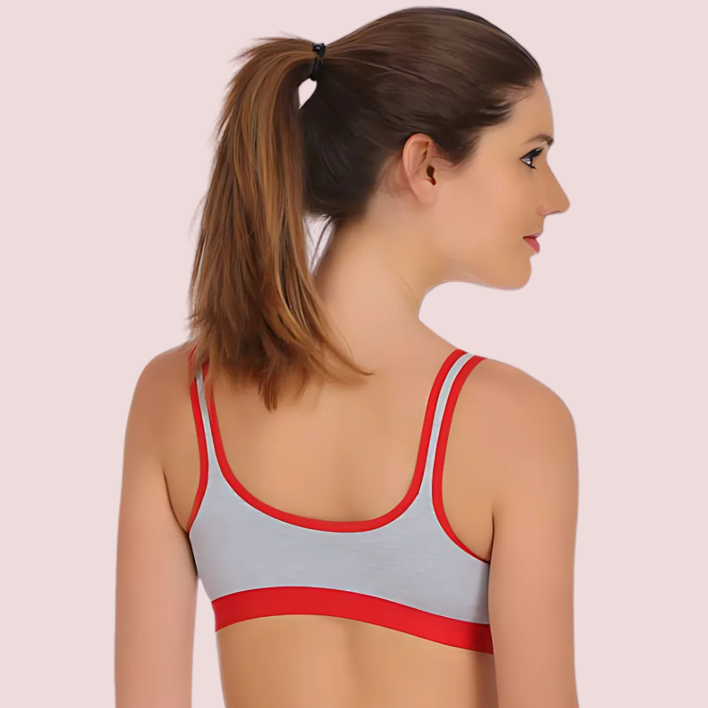 8prX7fhplQKgvj5SJ59bmCTNQkhkaIlQgoYESnqE.png "Non" padded medium impact Sports bra ( 2 Pack ) - Image 2