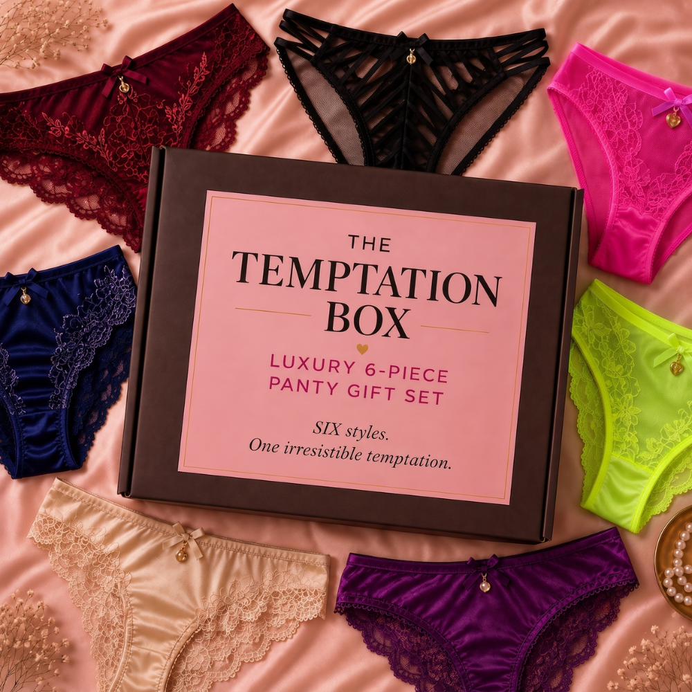 9pAgRePZa04fzVGS2dx1krYS6v4leSfl4Bkjhass.png The Temptation Box — Luxury 6-Piece Panty Gift Set