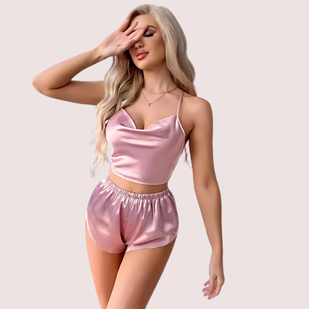 GMzzUvt50m6494xCzte0Nw24lGGTlNDgRPgOs2T1.png Luxury Silk Camisole & Shorts Set - Exotic Nightwear product image 2