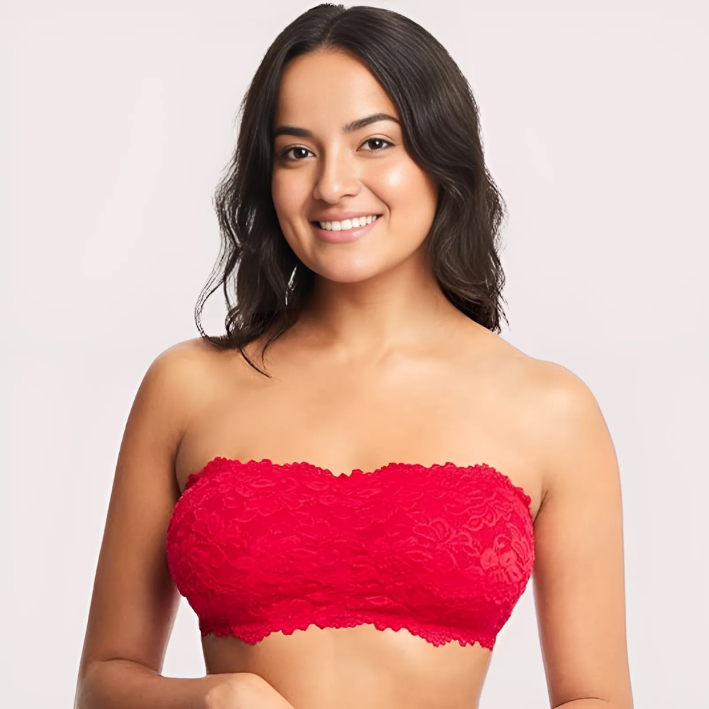 HhlsnHpDZtYTk1U2HN6ZFGINbqygeqvfMSIeUxYB.png Unpadded Tube Bra with Adjustable Straps for Women