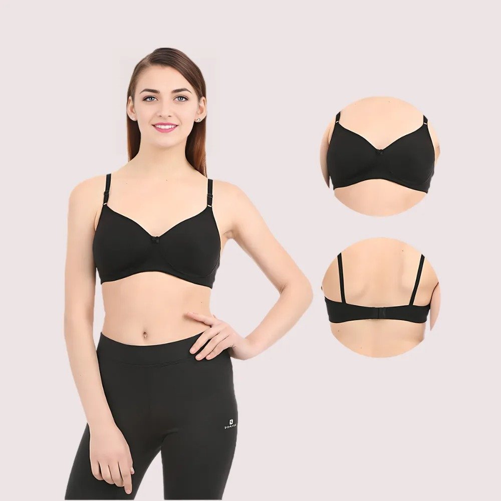 IWqxaxAQYyZphmf2nDc9cnibhe5oKXg1Cdjg48Uk.jpg Black Non Wired Padded Bra - Image 2