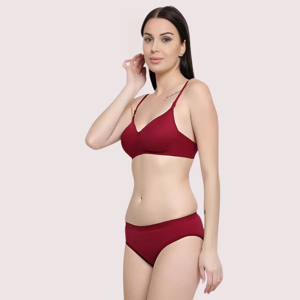 LHJZLCQEQ15iuZ7IWORCSxMZSIIGCje6HgXTbglZ.jpg Lightly Padded Bra & Soft Cotton Panty Set (2 pack) - Image 2