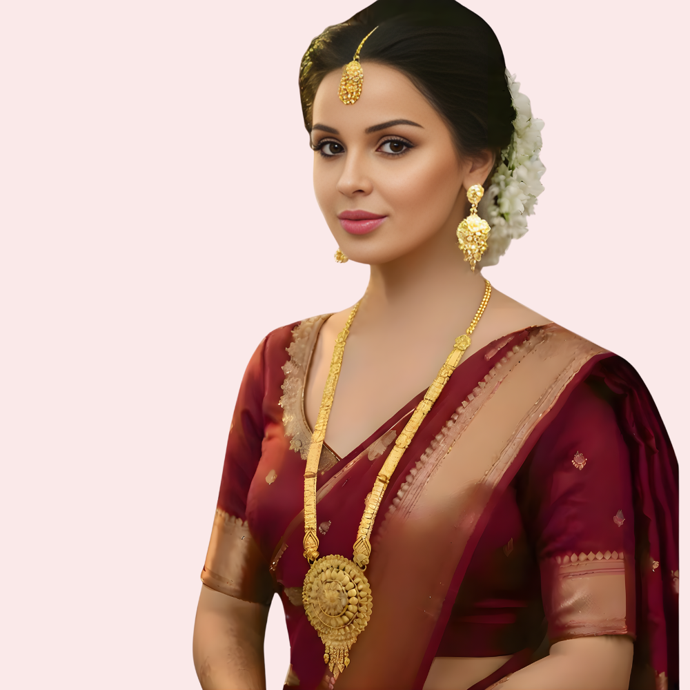 MTtDC4u9FkUD08lMiaEL4jHpyRnKtPH2ZlfIBcwA.png Bridal Heritage Gold Long Necklace Set with Earrings & Maang Tikka