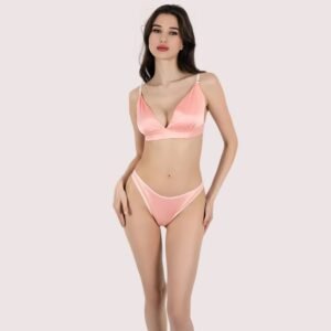Lightweight Pure Silk Bra Set for Comfort - Silk Bra Sets