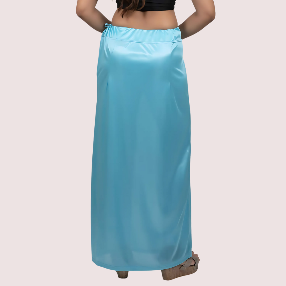QnBo4Iy1Ohe9a24j19NQHSt2fldrdmyV7ouImVD8.png Ladies' Silk Slip Saree Glossy silk Underskirt for her - Image 2