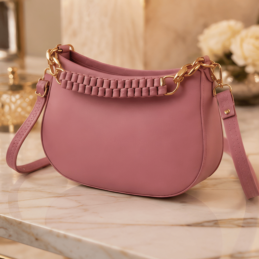 RUJSnxn0DMWE551qf0qUAdnPNbb2120BSzm1T655.png Blush Petal Chic Crescent Sling Bag - Image 2