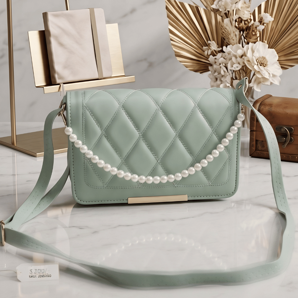 RcdnL418XrsCH3HQPiTvAYn8zV8aaQLboQdlT1Xv.png Elegant Pearl Chain Crossbody Handbag - Image 3