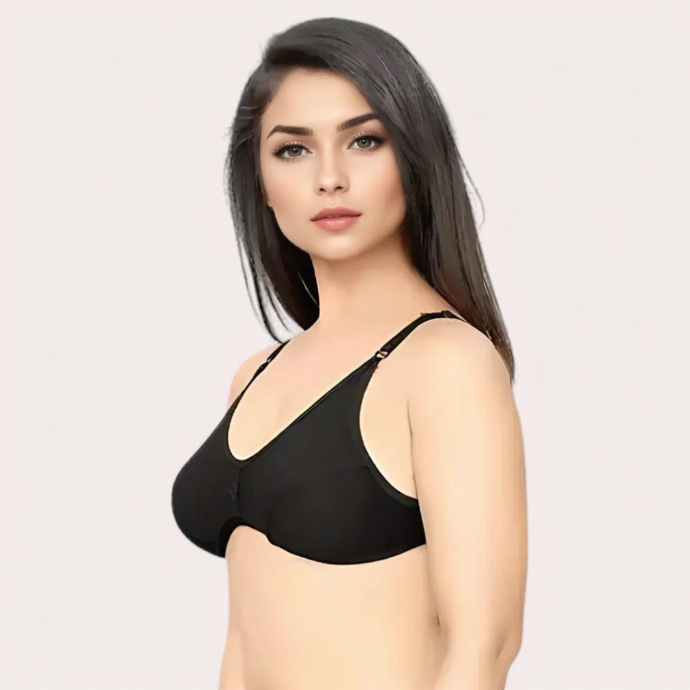 Su81VkoPalErKtaZ8RxKi1NJFERcFbi0sLBdKNiF.jpg French Daina Essential Black: 2 Bras and 2 Panties Combo Set - Image 5