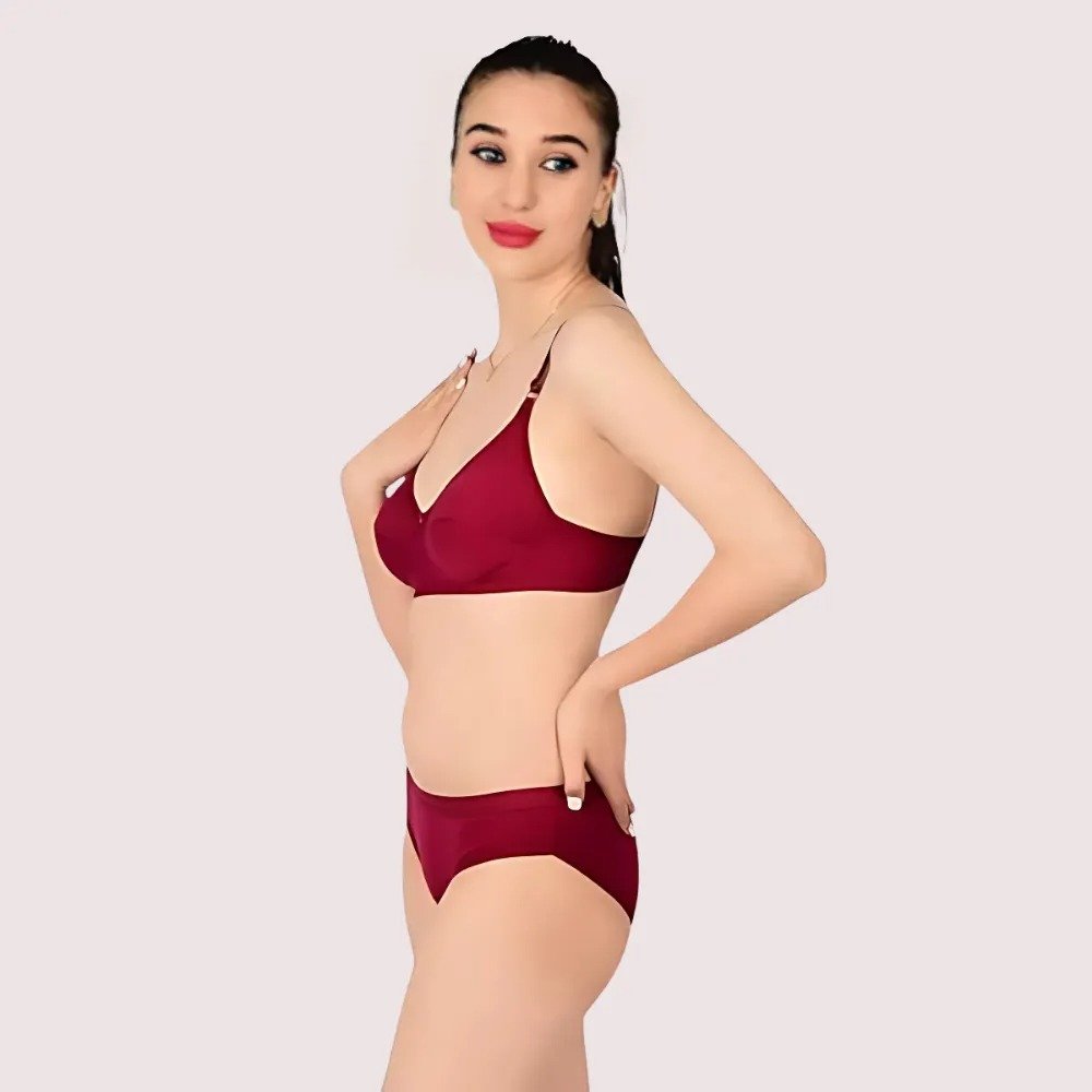VHS8QwvXV2YmHkt46f0QaE1aFocPBaABuvqmppbJ.jpg Comfortable Cotton Bra & Panty Set for Women (2 pack) - Image 2