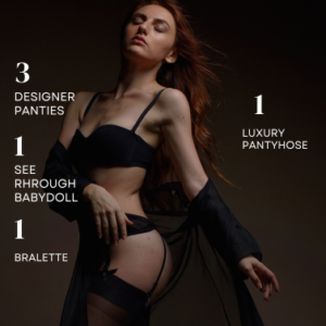 Midnight Muse Black Lingerie Gift Box - To say I love you
