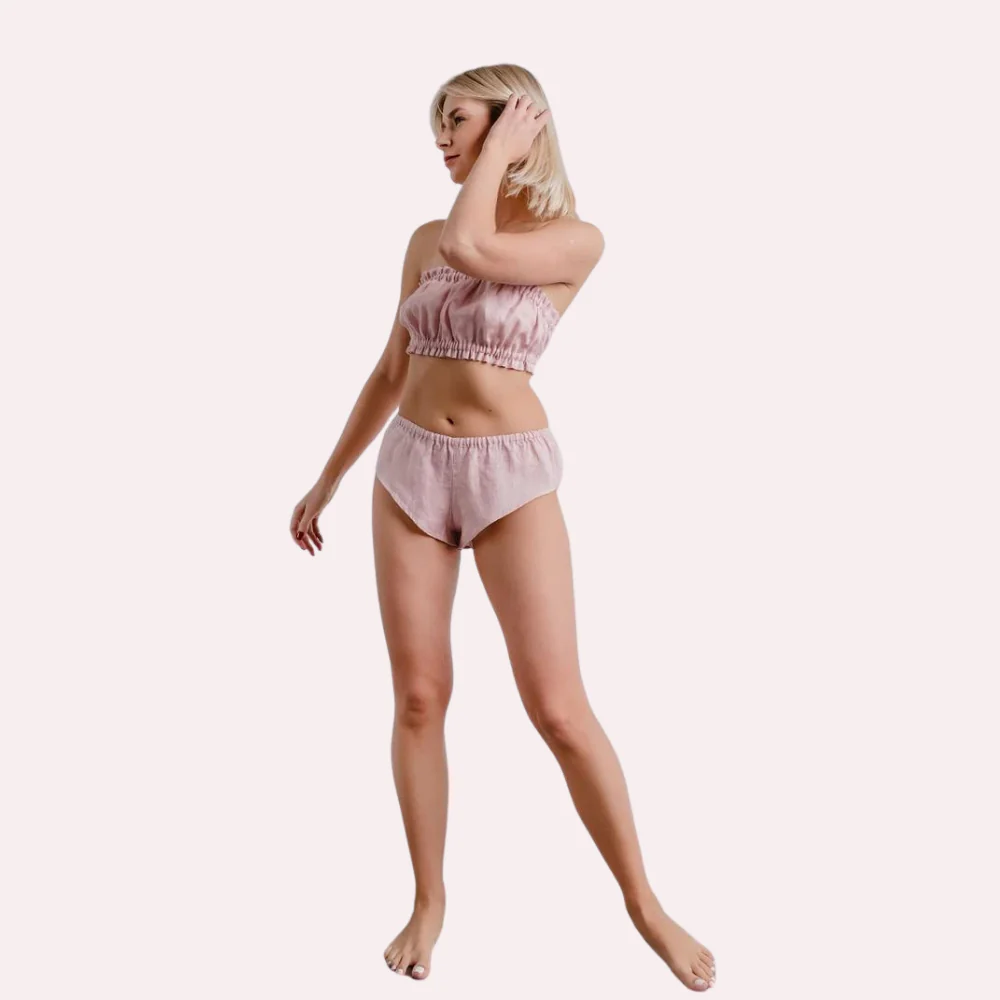 Yo8nozc84qpNQsVQUSBdCD5RegDoZn8ySSwum164.webp French Daina Organic Cotton Ruffled Bandeau & Vintage Knickers Set - Trending Products with Video Catalogue